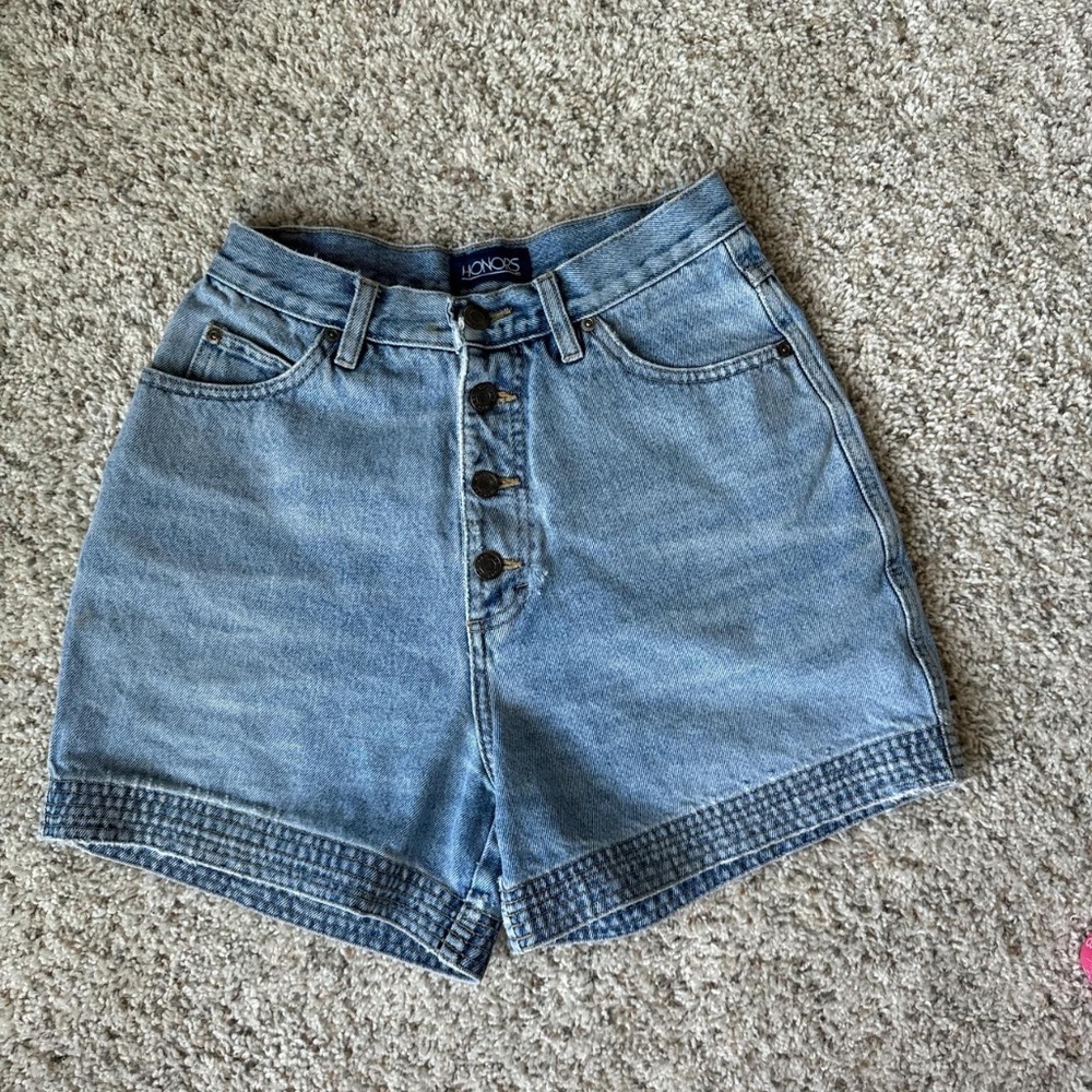 Vintage 90's Honors High Rise Denim Shorts
